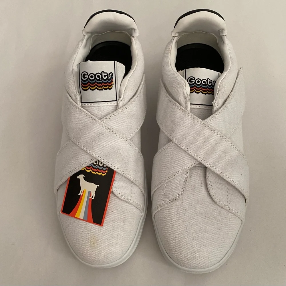 Goats Women’s Sneakers Size 7.5 Criss Cross Hood Loop Straps Streetwear NWT